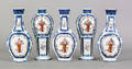 Chinese export porcelain five piece garniture set ca 1800