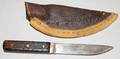 090252 WESTERN KNIFE WITH LEATHER SHEATH L 10