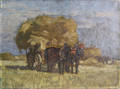 Oil on canvas landscape