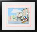 081257 ANIMATION CEL  DRAWING DONALD DUCK
