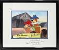 081256 HANNABARBERA ANIMATION CEL SIGNED 8 34