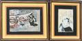 061354 JAPANESE WOODBLOCK PRINTS TWO 19TH C