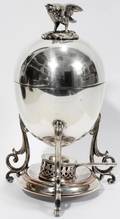 111388 ENGLISH SILVERPLATE EGG CODDLER C 1900
