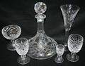 110275 WATERFORD CRYSTAL ASSEMBLED STEMWARE 18 PIECES