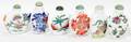 110269 CHINESE PORCELAIN SNUFF BOTTLES SIX