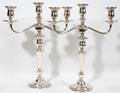 102291 INTERNATIONAL SILVER CO STERLING CANDELABRA