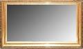 GILT FRAMED MIRROR H 38 L 58