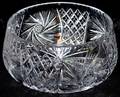 CUT CRYSTAL CENTERPIECE BOWL H 5 DIA 12