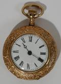 LADIES 14K YELLOW GOLD POCKET WATCH