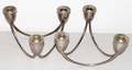 091348 DUCHIN STERLING THREELIGHT CANDELABRA PAIR