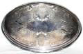 091344 ENGLISH SHEFFIELD SILVERPLATE OVAL GALLERY TRAY