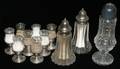 091342 STERLING  SILVERPLATE SALT AND PEPPER SHAKERS