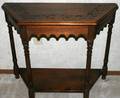 090298 MEDITERRANEAN STYLE MAHOGANY CONSOLE TABLE 1930