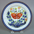 Gaudy Dutch plate 19th c