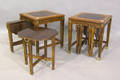 Pair of tuckaway tables by Drexel