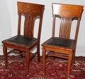 112365 MISSION OAK SIDE CHAIRS C 1920 SIX