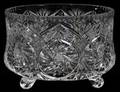 112335 CUT CRYSTAL CENTERPIECE BOWL H 7 12 DIA 11
