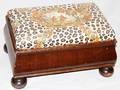 111446 19TH CENTURY MAHOGANY FOOT STOOL