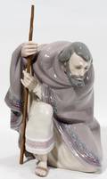 111421 LLADRO PORCELAIN FIGURE ST JOSEPH 5476