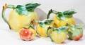 110311 ROYAL BAYREUTH PORCELAIN APPLE GROUPING 6 PCS