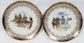 102365 SCHUMANN BAVARIA PORCELAIN PLATES DIA 11