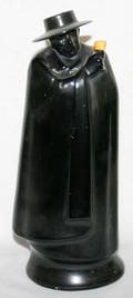 ROYAL DOULTON POTTERY FIGURAL BOTTLE H 10