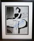 BRIGITTE BARDOT AUTOGRAPHED BLACKWHITE PHOTO