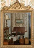 091403 FRENCH STYLE GILT RECTANGULAR MIRROR 50 X 35