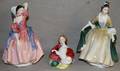 091387 ROYAL DOULTON FIGURES 3 ELEGANCE