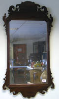 Chippendale mahogany looking glass