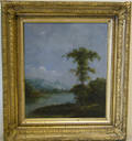 American oil on canvas landscape