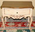 072308 MARIE ALBERT GOURDIN PAINTED WOOD SIDE TABLE