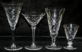 071335 CRYSTAL STEMWARE MID 20TH C 50 PIECES