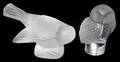 071324 LALIQUE CRYSTAL BIRDS TWO H 3 L 4