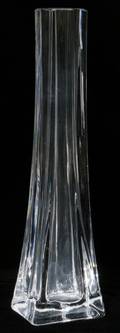 071329 DAUM CRYSTAL VASE H 10
