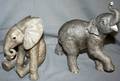 070337 LENOX PORCELAIN ELEPHANTS 2 PCS H 6  8