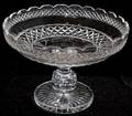 062359 WATERFORD CUT CRYSTAL COMPOTE H 8 DIA 12