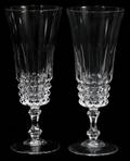 112385 CRYSTAL CHAMPAGNE FLUTES SET OF TWELVE