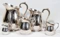 102401 REED  BARTON SILVER PLATE PITCHERS 1939  1941