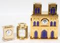 102397 CATHEDRAL CLOCK NOTRE DAME CATHEDRAL THREE LOT