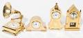 102396 BULOVA MINIATURE CLOCKS 4 TOTAL
