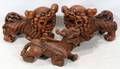 080410 CHINESE COMPOSITION DRAGON  WOOD FOO DOGS 3