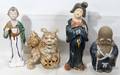 080403 CHINESE  JAPANESE PAINTED POTTERY FIGURES 4