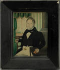 Watercolor portrait of a gentleman ca 1840
