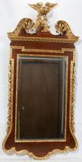 062392 FEDERAL STYLE GILT WOOD MIRROR H 56 W 27