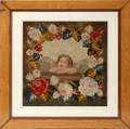 062407 AMERICAN FRAMED NEEDLEWORK 19TH CENTURY H 18