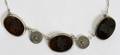 061476 VICTORIAN STERLING  INTAGLIO NECKLACE