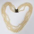 061470 CULTURED PEARL FOURSTRAND NECKLACE L 14