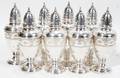 112434 WALLACE STERLING SILVER SALT  PEPPER SHAKERS
