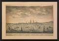 Engraving titled An East Perspective View of the City of Philadelphia